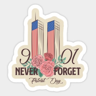 Never Forgot 9 11 Sticker